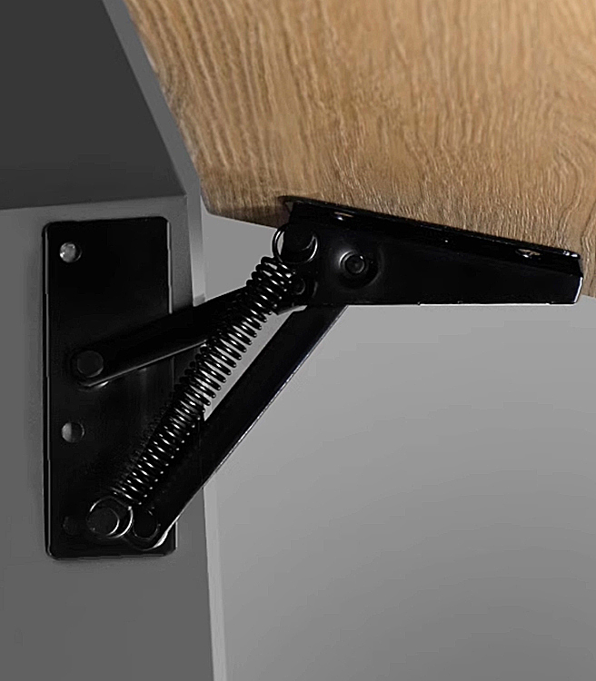 Detailed view of sofa support mechanism, showcasing DELTA CAINA's durable sofa legs and functional hardware for enhanced furniture stability.